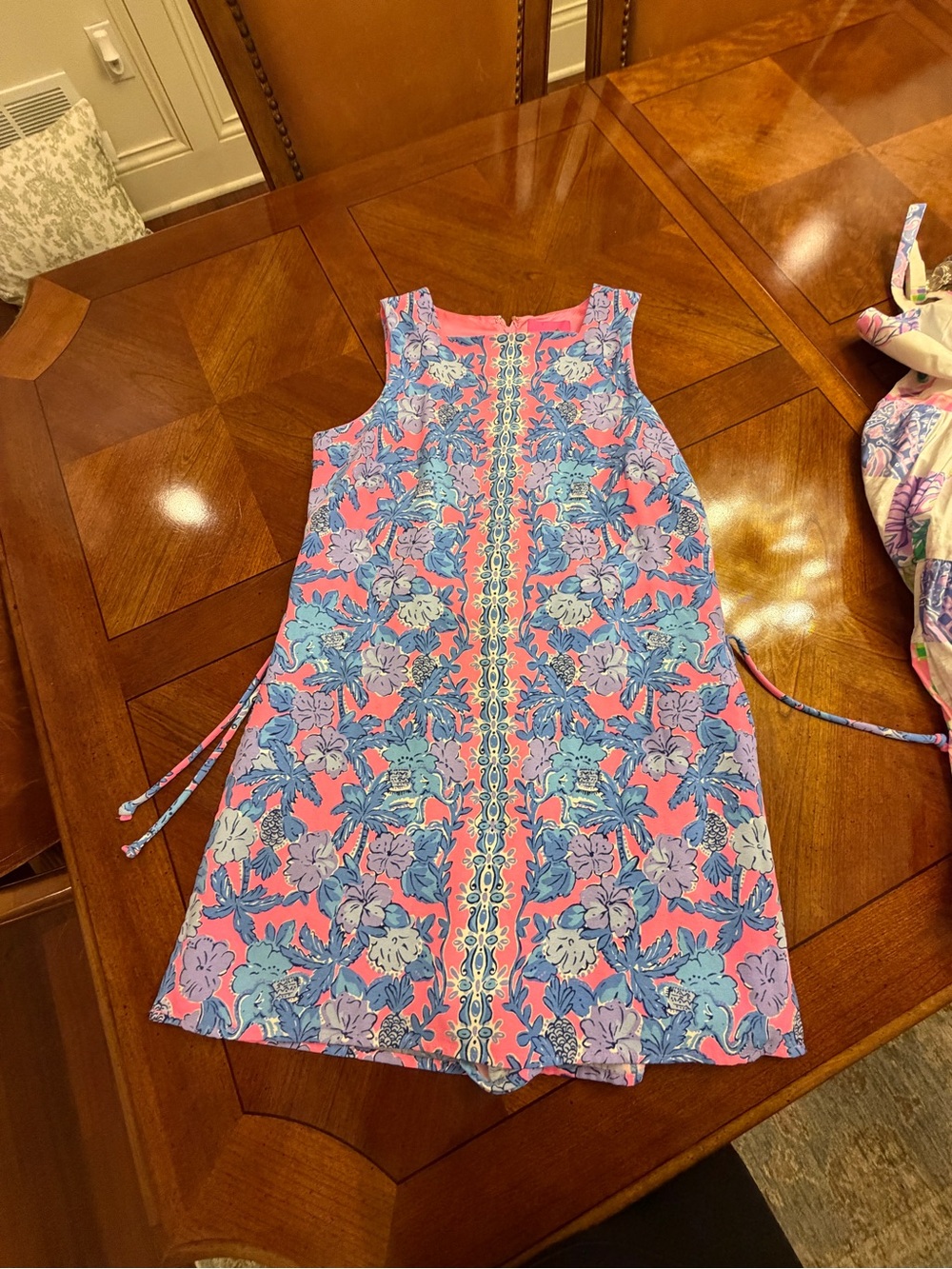 Lily Pulitzer Coral Pink Floral Shift Dress